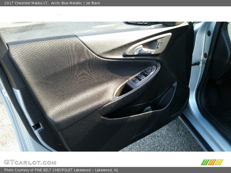 Arctic Blue Metallic / Jet Black 2017 Chevrolet Malibu LT
