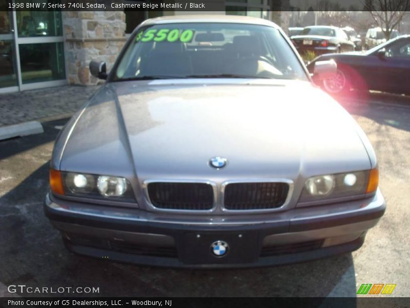 Cashmere Beige Metallic / Black 1998 BMW 7 Series 740iL Sedan