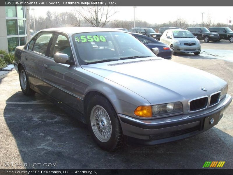 Cashmere Beige Metallic / Black 1998 BMW 7 Series 740iL Sedan
