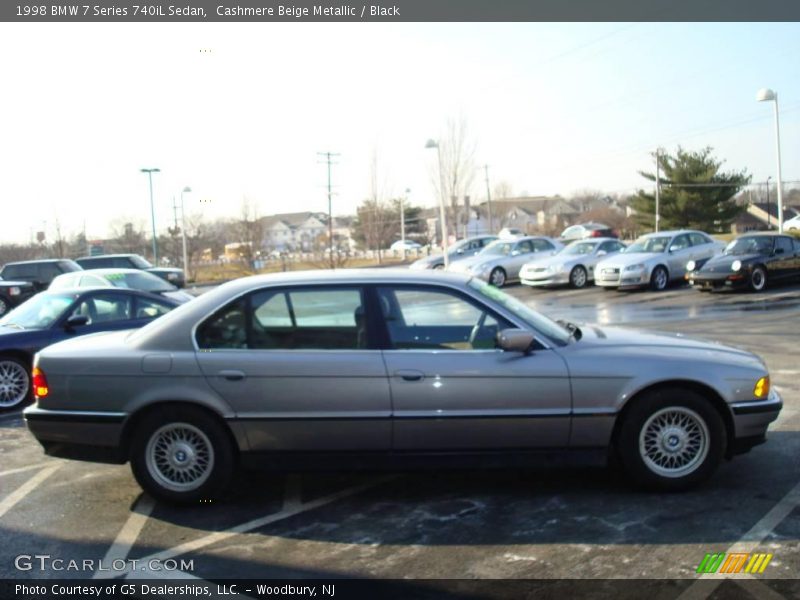 Cashmere Beige Metallic / Black 1998 BMW 7 Series 740iL Sedan