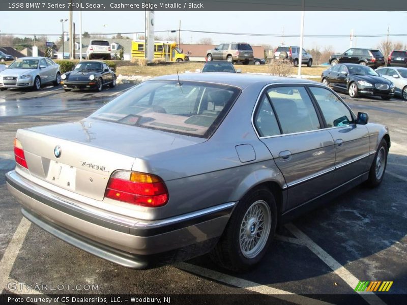 Cashmere Beige Metallic / Black 1998 BMW 7 Series 740iL Sedan