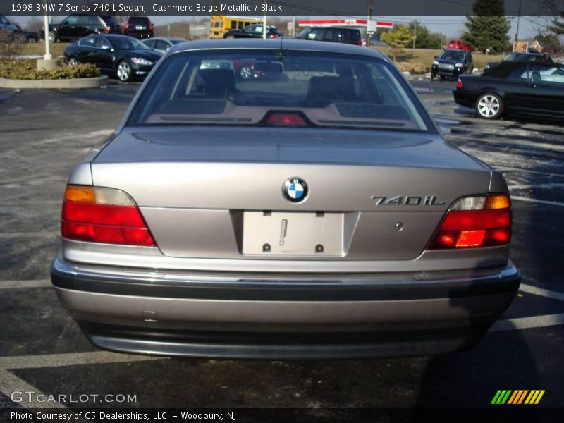 Cashmere Beige Metallic / Black 1998 BMW 7 Series 740iL Sedan