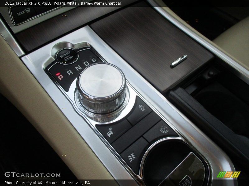 Polaris White / Barley/Warm Charcoal 2013 Jaguar XF 3.0 AWD