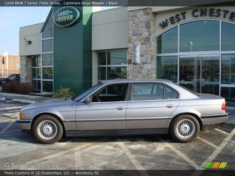 Cashmere Beige Metallic / Black 1998 BMW 7 Series 740iL Sedan