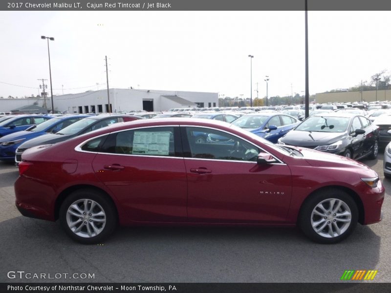 Cajun Red Tintcoat / Jet Black 2017 Chevrolet Malibu LT