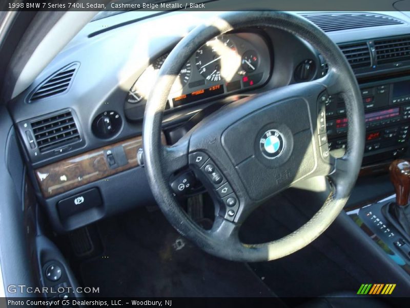 Cashmere Beige Metallic / Black 1998 BMW 7 Series 740iL Sedan