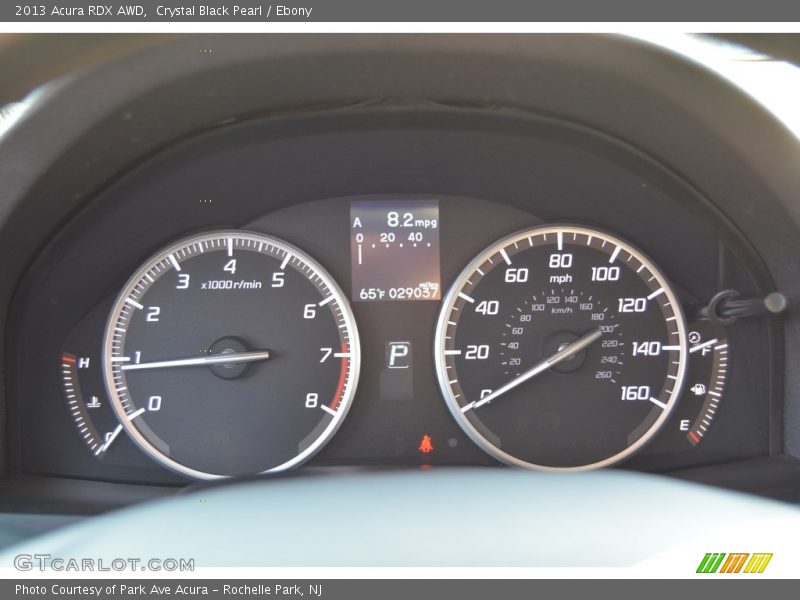 Crystal Black Pearl / Ebony 2013 Acura RDX AWD
