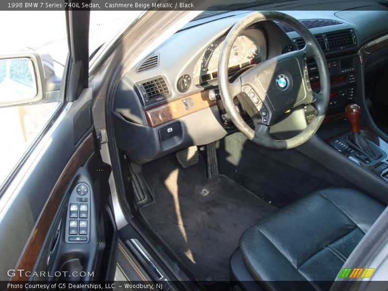 Cashmere Beige Metallic / Black 1998 BMW 7 Series 740iL Sedan
