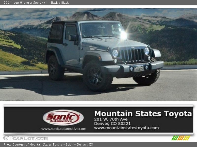 Black / Black 2014 Jeep Wrangler Sport 4x4