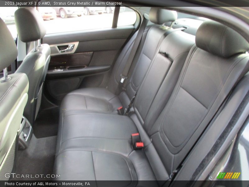 Stratus Grey Metallic / Warm Charcoal 2013 Jaguar XF 3.0 AWD