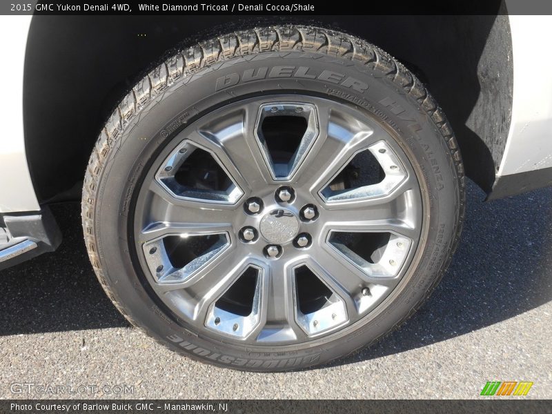 White Diamond Tricoat / Denali Cocoa/Shale 2015 GMC Yukon Denali 4WD