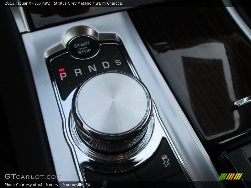 Stratus Grey Metallic / Warm Charcoal 2013 Jaguar XF 3.0 AWD