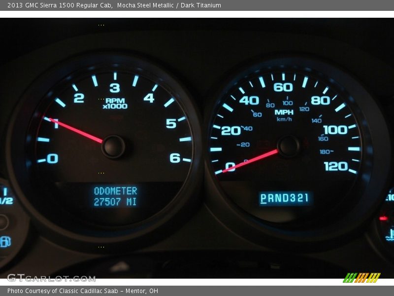 Mocha Steel Metallic / Dark Titanium 2013 GMC Sierra 1500 Regular Cab