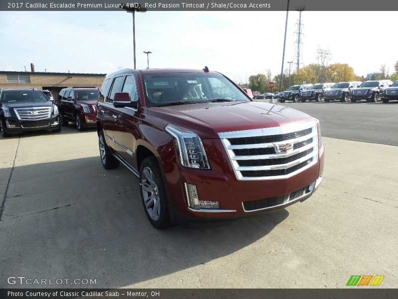 Front 3/4 View of 2017 Escalade Premium Luxury 4WD