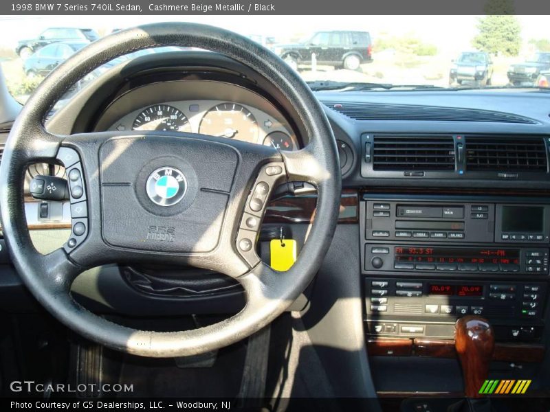 Cashmere Beige Metallic / Black 1998 BMW 7 Series 740iL Sedan