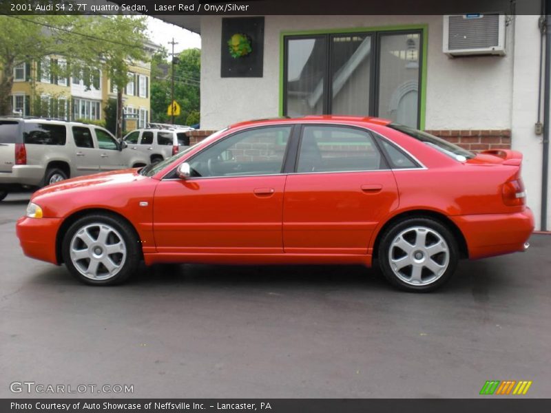 Laser Red / Onyx/Silver 2001 Audi S4 2.7T quattro Sedan