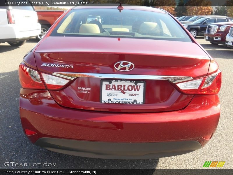 Venetian Red / Camel 2014 Hyundai Sonata GLS