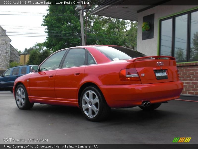 Laser Red / Onyx/Silver 2001 Audi S4 2.7T quattro Sedan