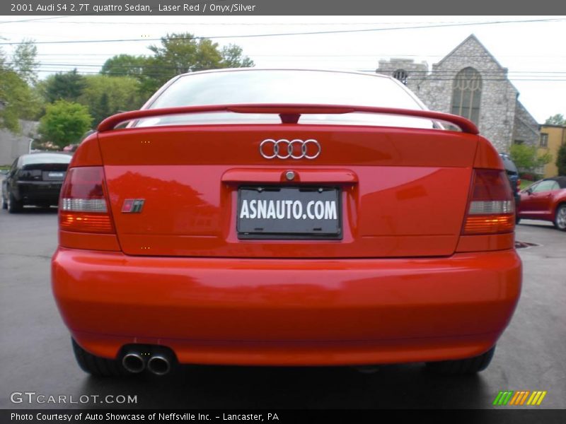 Laser Red / Onyx/Silver 2001 Audi S4 2.7T quattro Sedan
