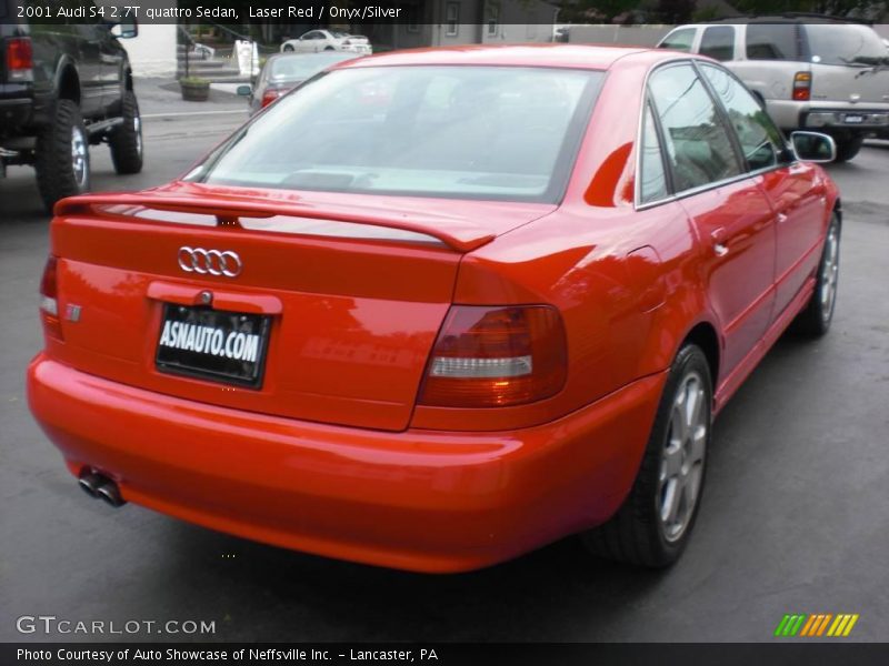 Laser Red / Onyx/Silver 2001 Audi S4 2.7T quattro Sedan