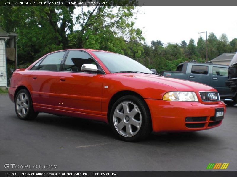Laser Red / Onyx/Silver 2001 Audi S4 2.7T quattro Sedan