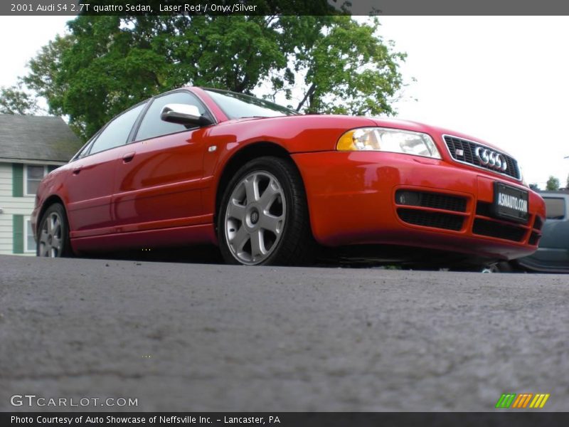 Laser Red / Onyx/Silver 2001 Audi S4 2.7T quattro Sedan