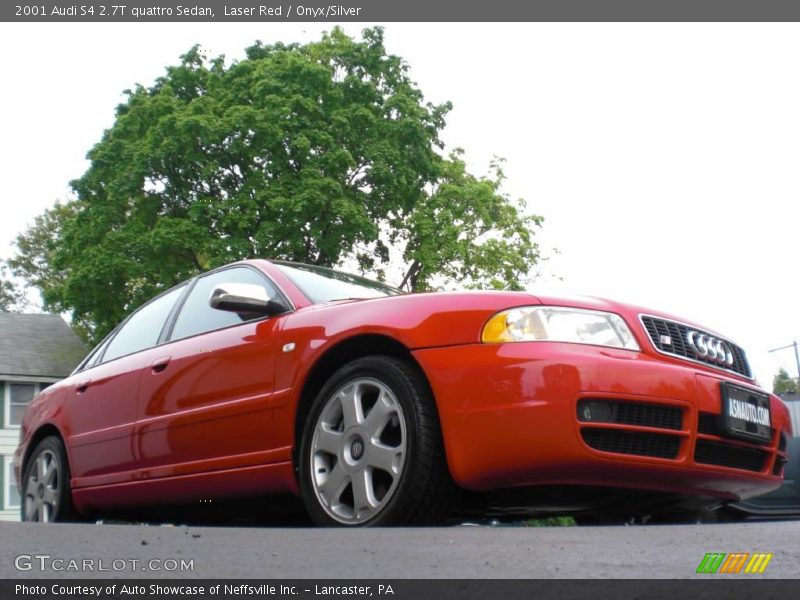 Laser Red / Onyx/Silver 2001 Audi S4 2.7T quattro Sedan