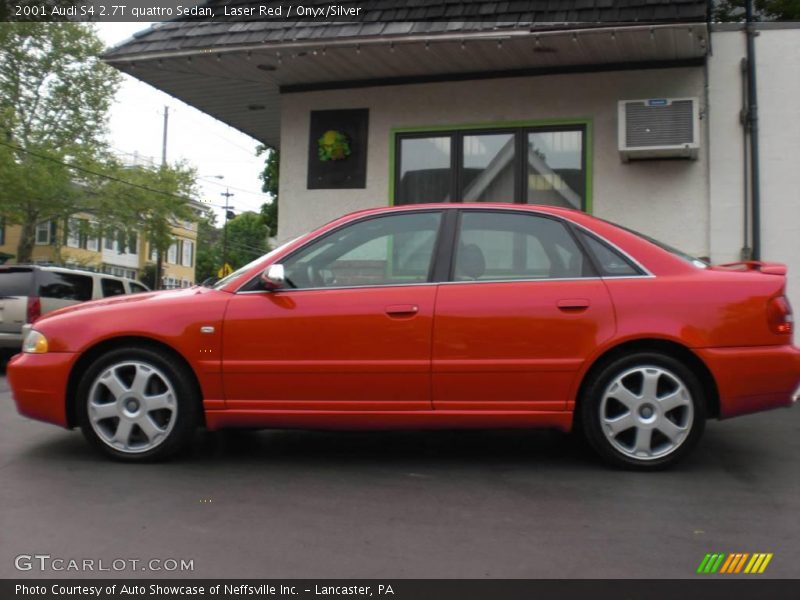 Laser Red / Onyx/Silver 2001 Audi S4 2.7T quattro Sedan