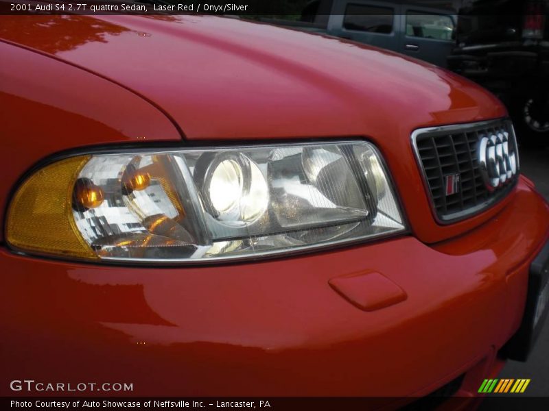 Laser Red / Onyx/Silver 2001 Audi S4 2.7T quattro Sedan