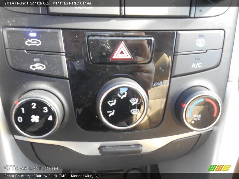 Venetian Red / Camel 2014 Hyundai Sonata GLS