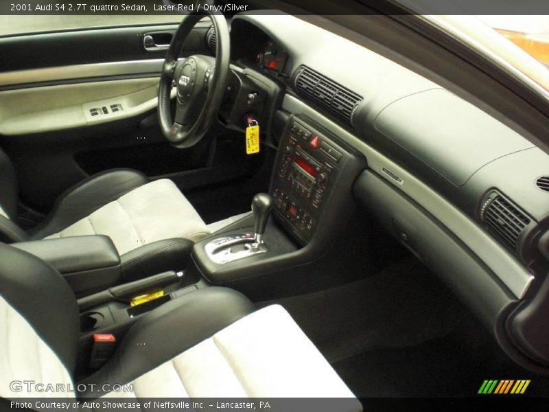 Laser Red / Onyx/Silver 2001 Audi S4 2.7T quattro Sedan
