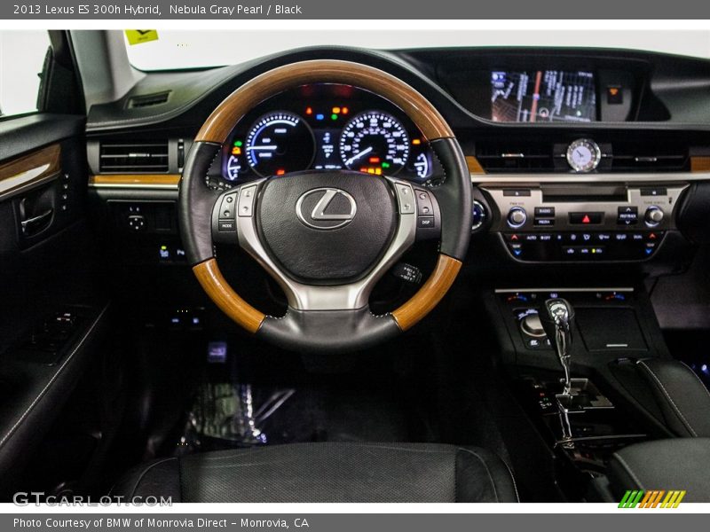 Nebula Gray Pearl / Black 2013 Lexus ES 300h Hybrid