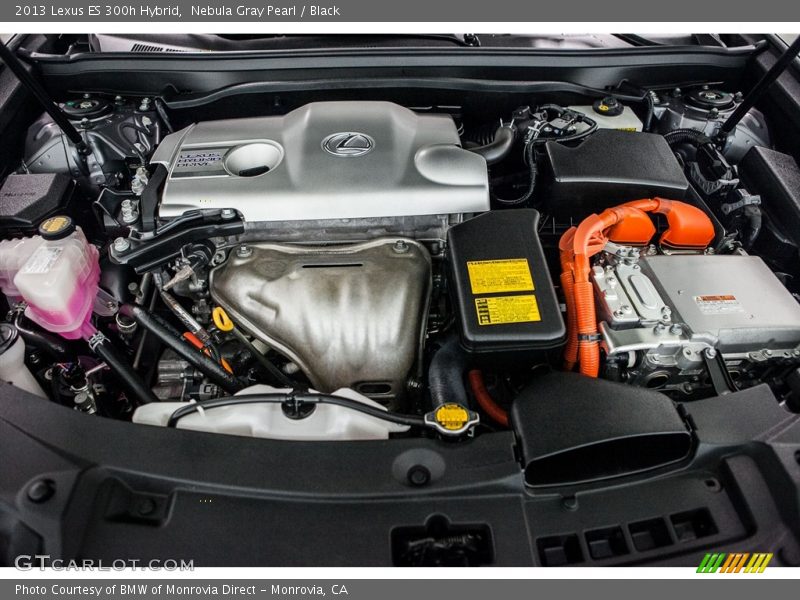 Nebula Gray Pearl / Black 2013 Lexus ES 300h Hybrid
