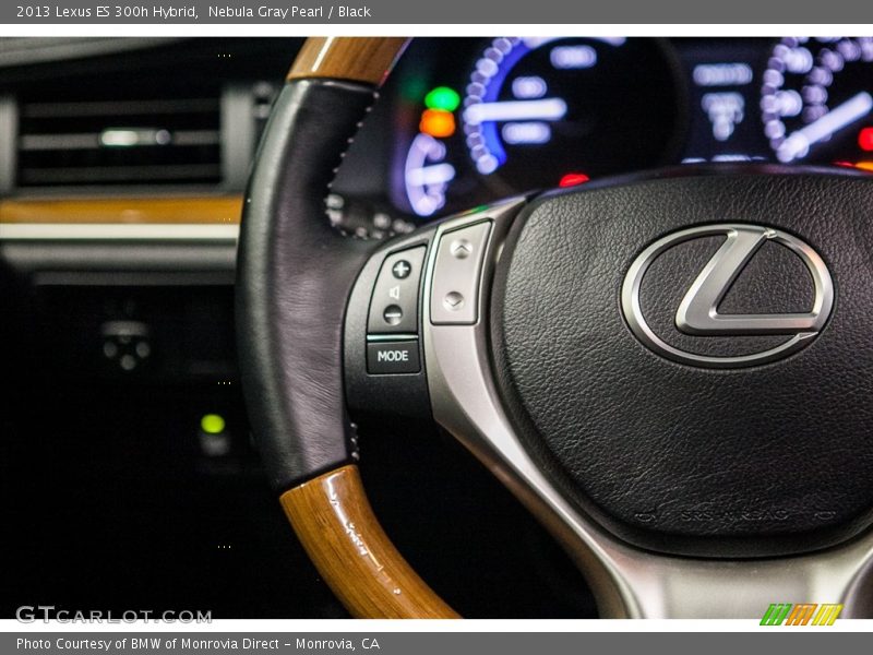 Nebula Gray Pearl / Black 2013 Lexus ES 300h Hybrid