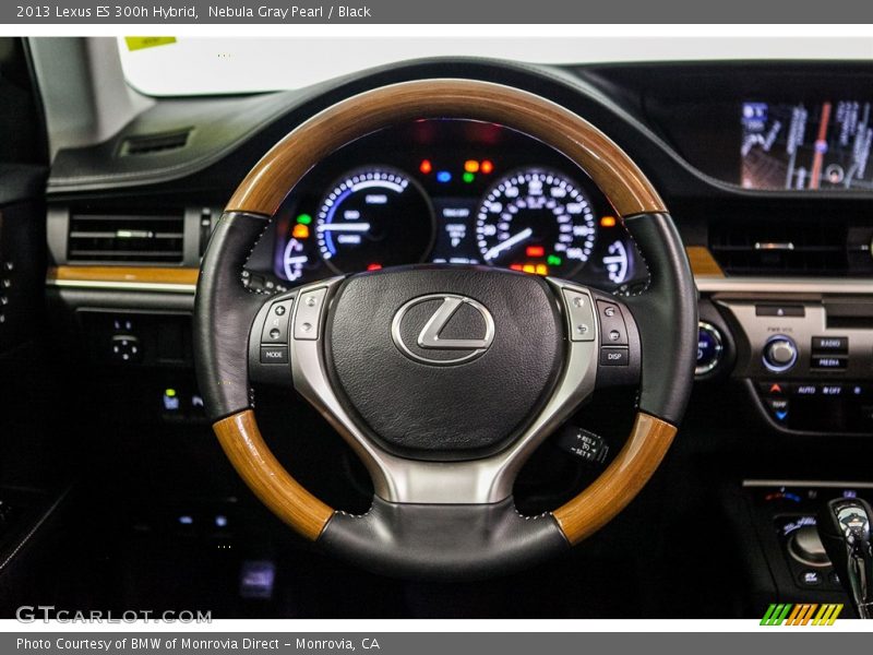 Nebula Gray Pearl / Black 2013 Lexus ES 300h Hybrid