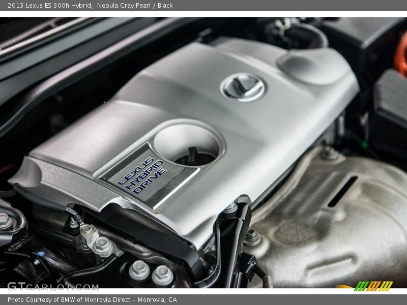 Nebula Gray Pearl / Black 2013 Lexus ES 300h Hybrid