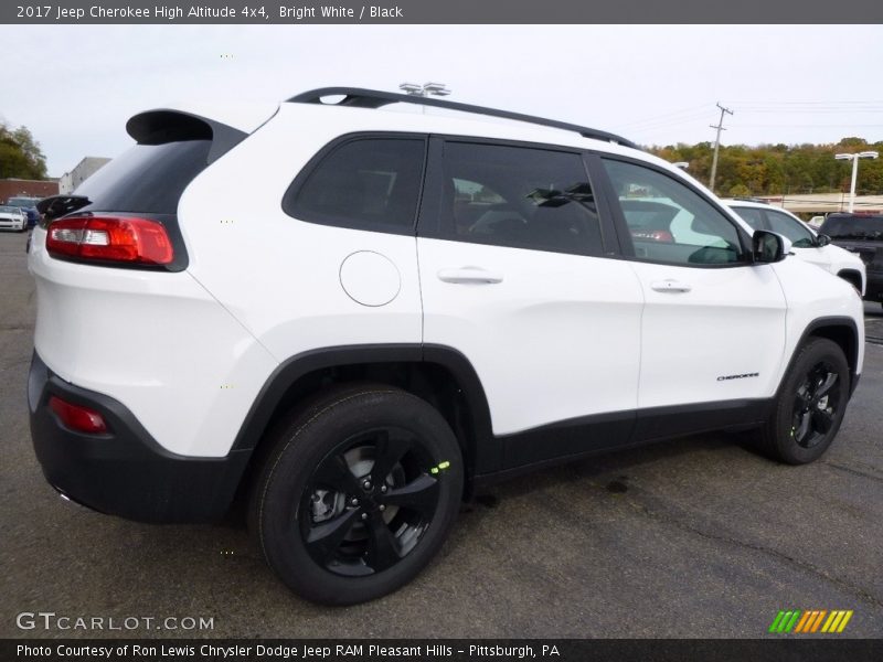 Bright White / Black 2017 Jeep Cherokee High Altitude 4x4