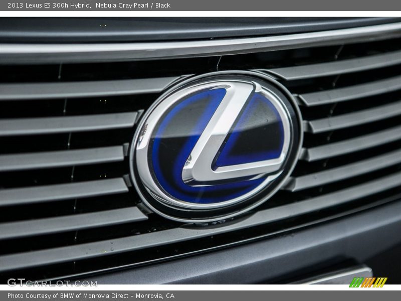 Nebula Gray Pearl / Black 2013 Lexus ES 300h Hybrid