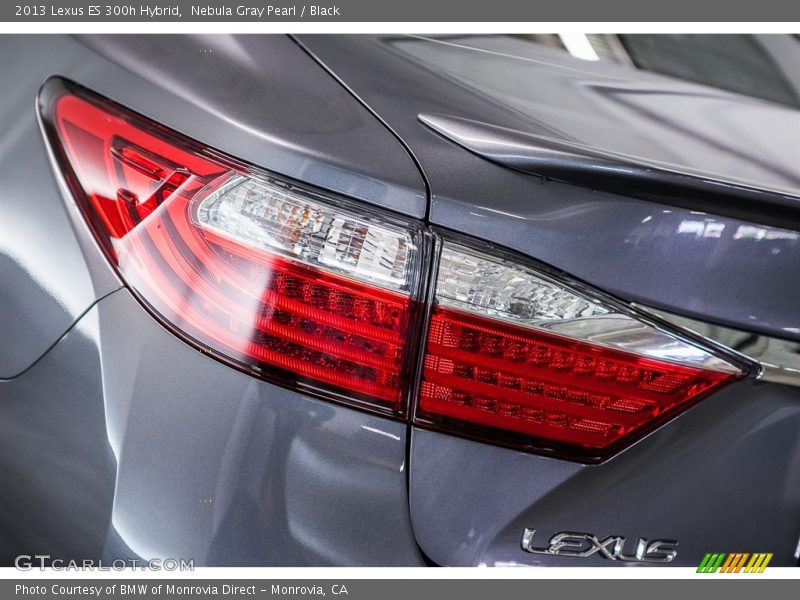 Nebula Gray Pearl / Black 2013 Lexus ES 300h Hybrid