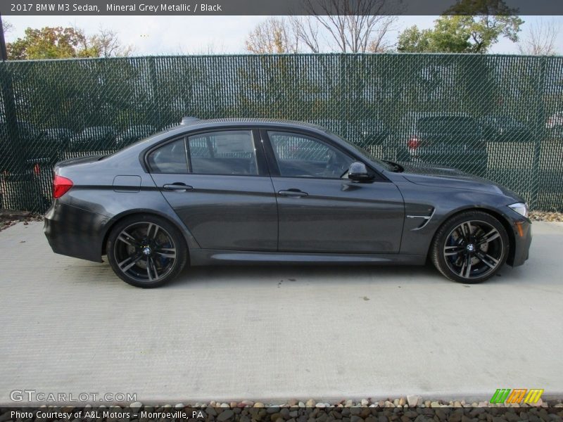 Mineral Grey Metallic / Black 2017 BMW M3 Sedan