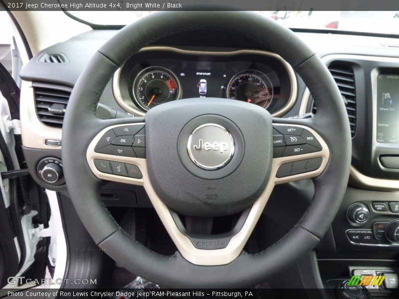  2017 Cherokee High Altitude 4x4 Steering Wheel