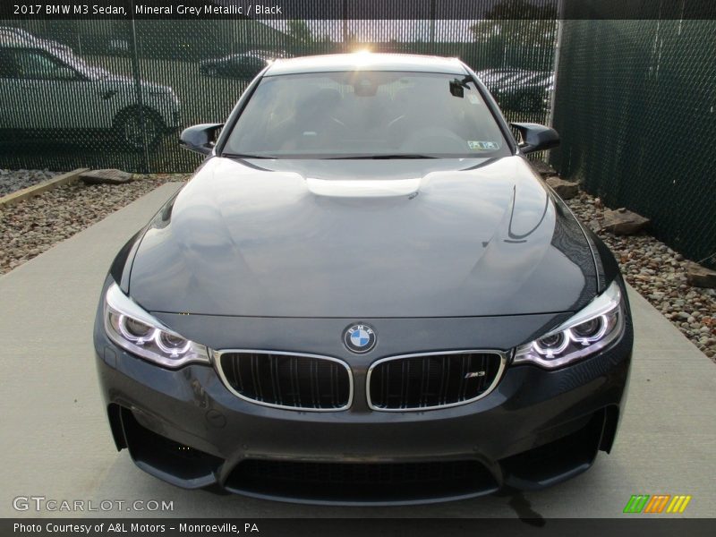 Mineral Grey Metallic / Black 2017 BMW M3 Sedan