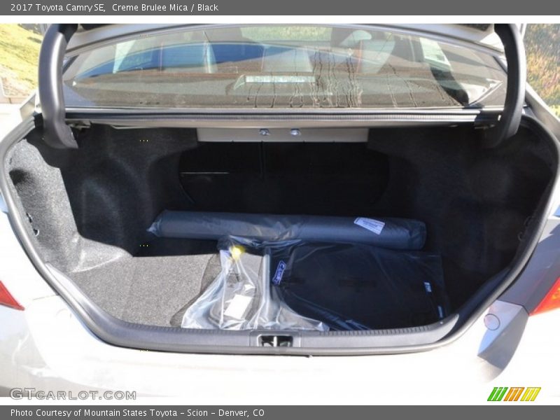 Creme Brulee Mica / Black 2017 Toyota Camry SE