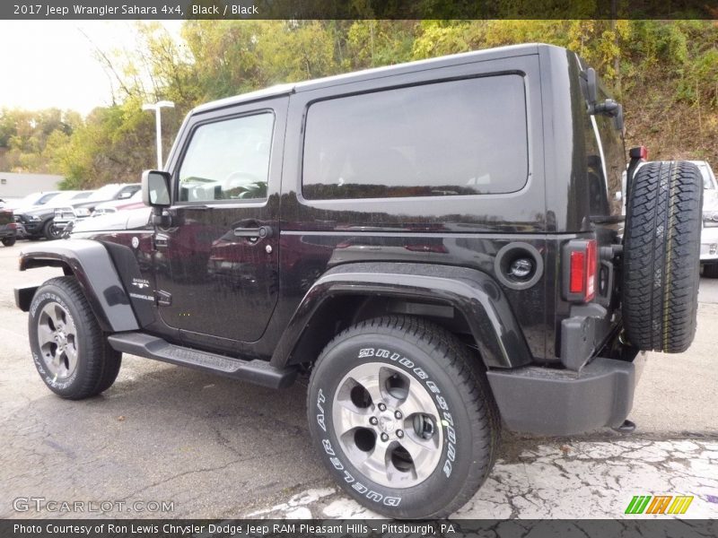 Black / Black 2017 Jeep Wrangler Sahara 4x4