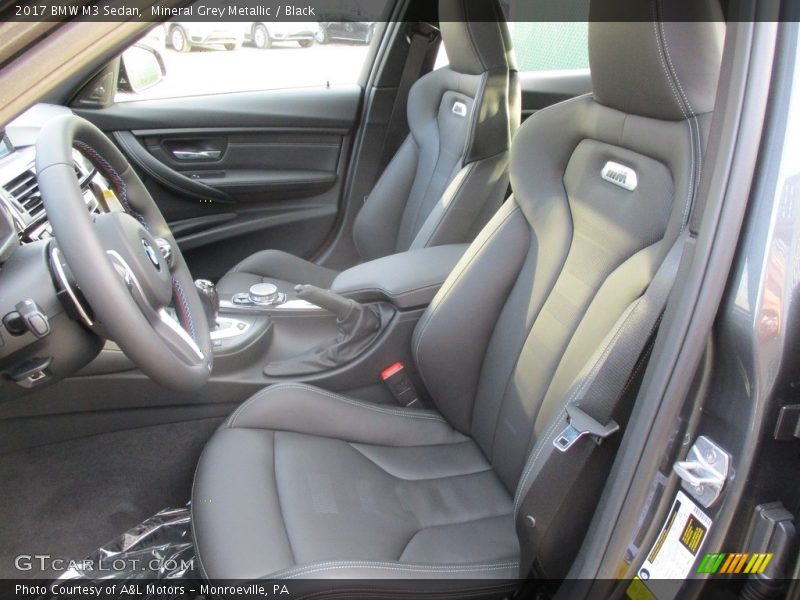 Mineral Grey Metallic / Black 2017 BMW M3 Sedan