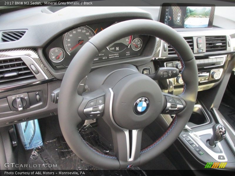 Mineral Grey Metallic / Black 2017 BMW M3 Sedan