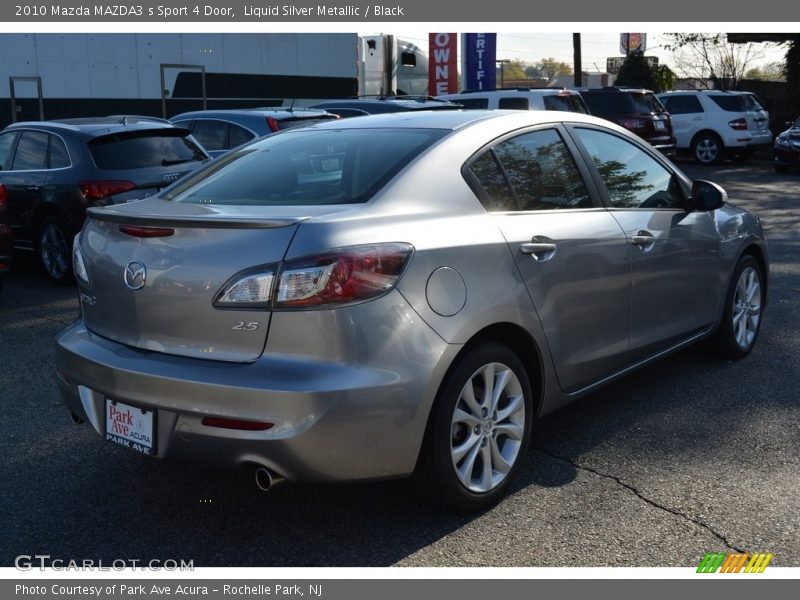 Liquid Silver Metallic / Black 2010 Mazda MAZDA3 s Sport 4 Door
