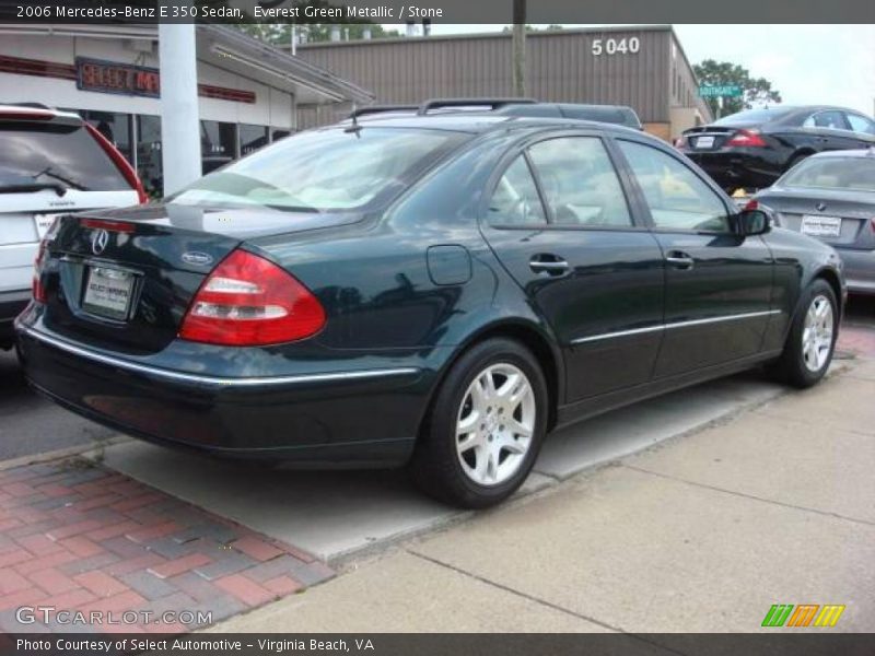 Everest Green Metallic / Stone 2006 Mercedes-Benz E 350 Sedan