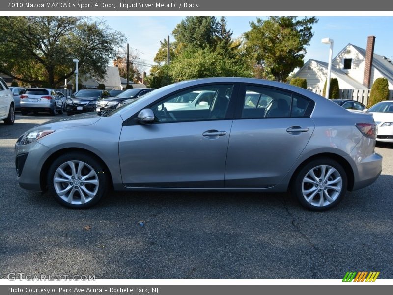 Liquid Silver Metallic / Black 2010 Mazda MAZDA3 s Sport 4 Door
