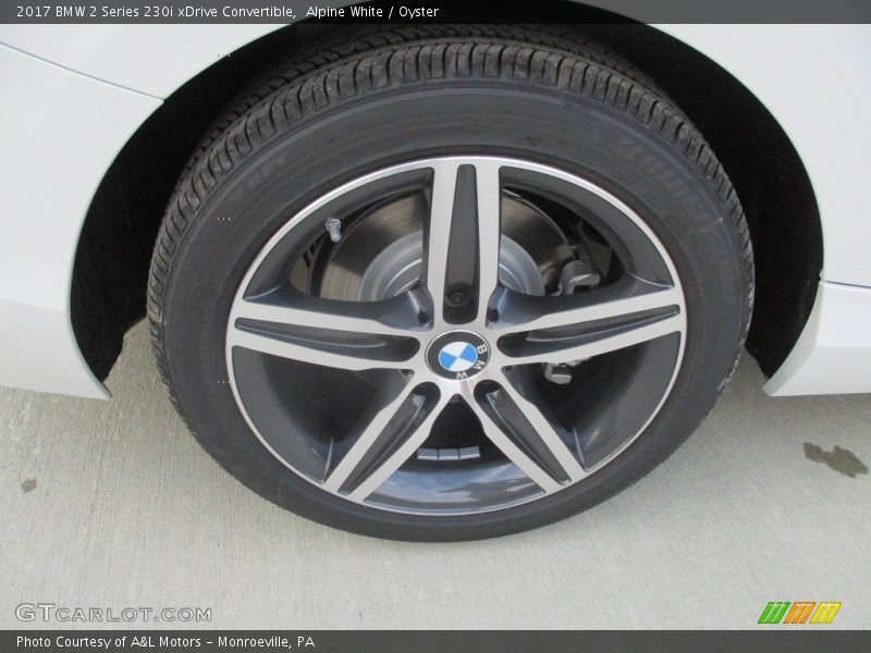 Alpine White / Oyster 2017 BMW 2 Series 230i xDrive Convertible